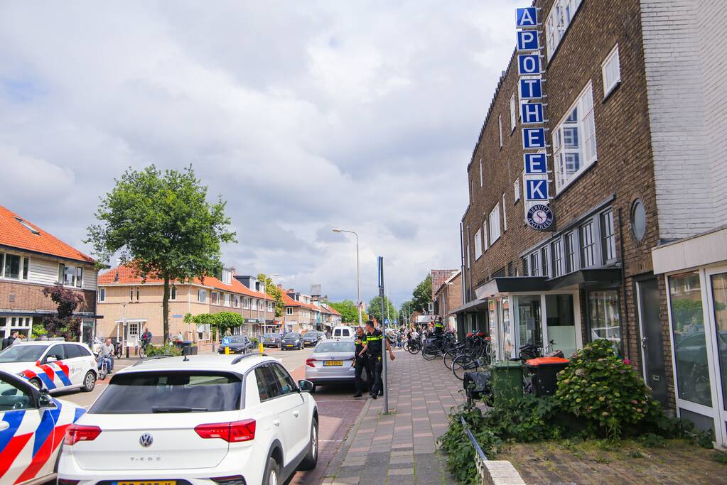 Politie ingezet bij apotheek voor man met verward gedrag
