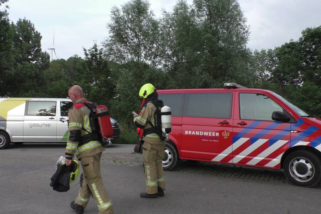 Brandweer ingezet voor gaslucht door werkzaamheden