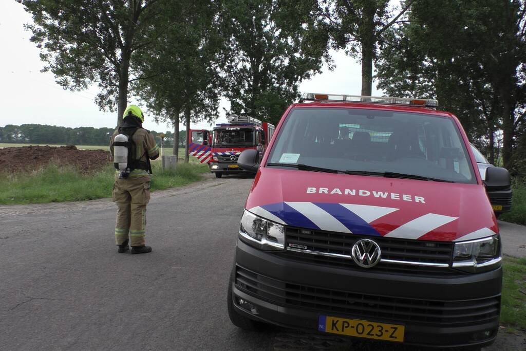 Brandweer ingezet voor gaslucht door werkzaamheden