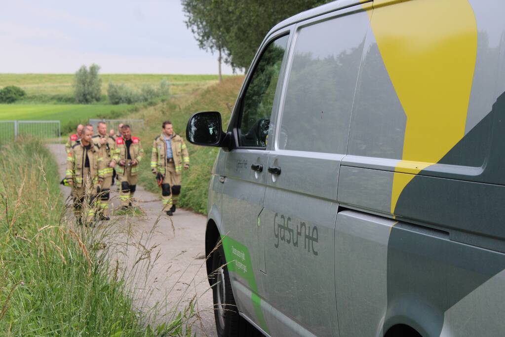 Brandweer ingezet voor gaslucht door werkzaamheden