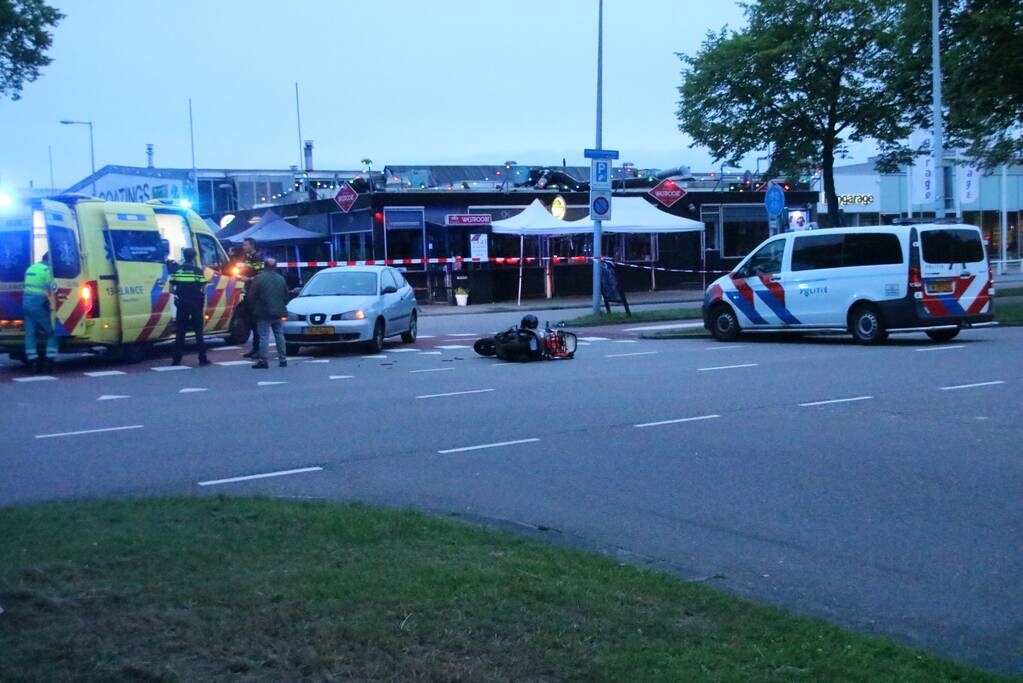 Persoon gecontroleerd na ongeval met scooter