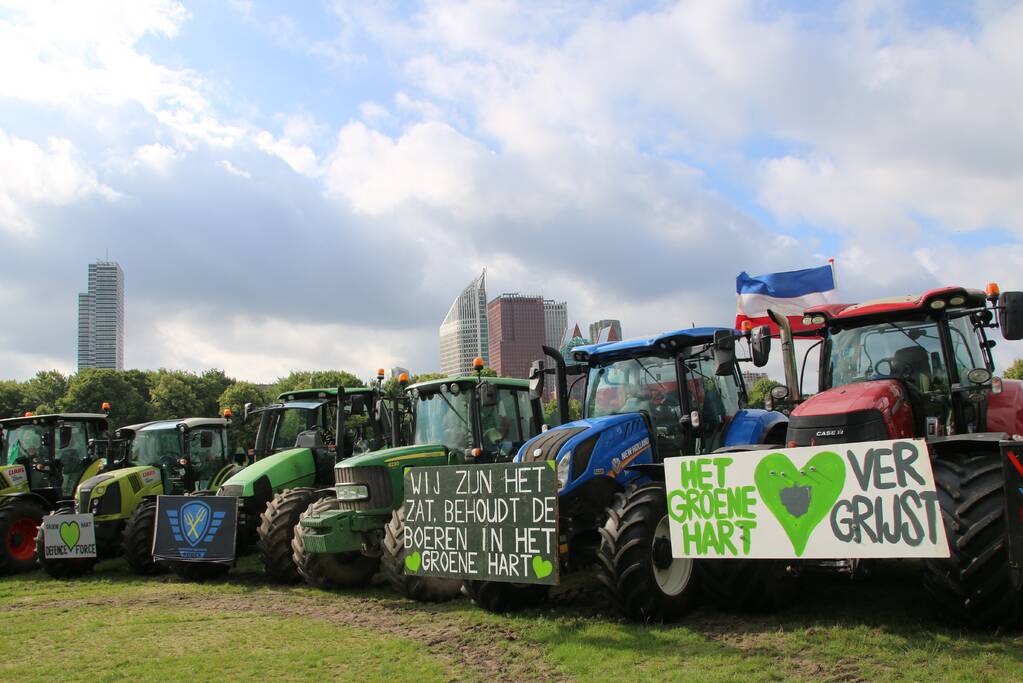 Eerste boeren arriveren op demonstratieterrein