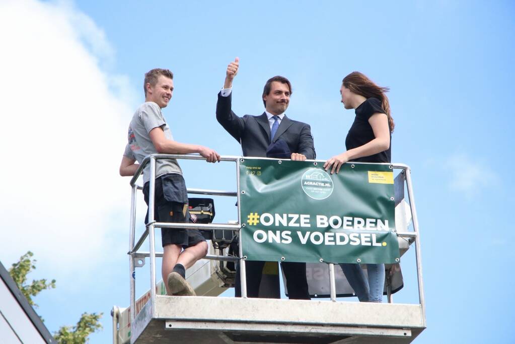 Eerste boeren arriveren op demonstratieterrein