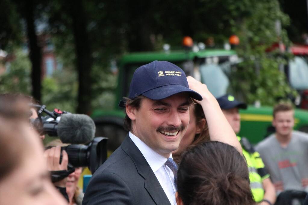 Eerste boeren arriveren op demonstratieterrein