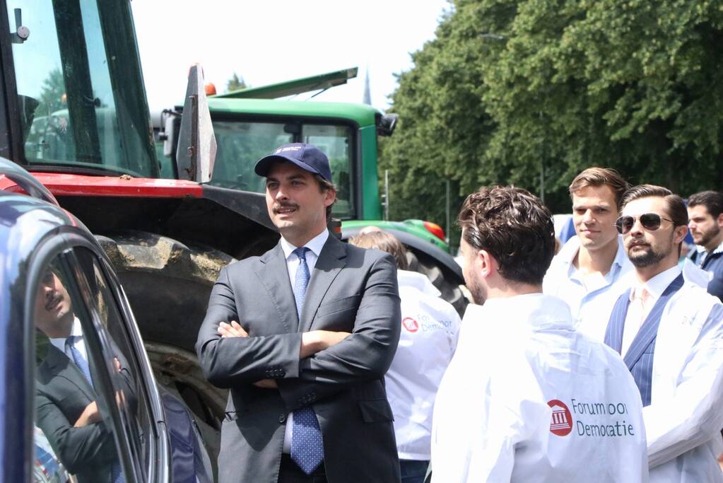 Eerste boeren arriveren op demonstratieterrein