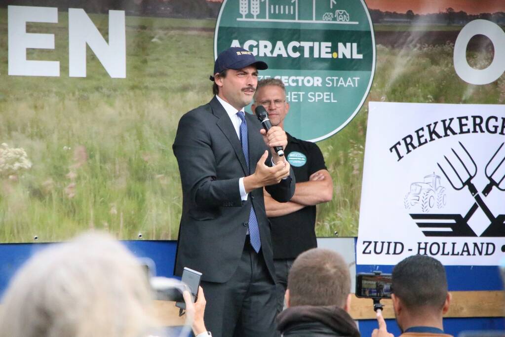 Eerste boeren arriveren op demonstratieterrein