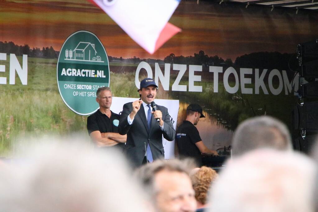 Eerste boeren arriveren op demonstratieterrein