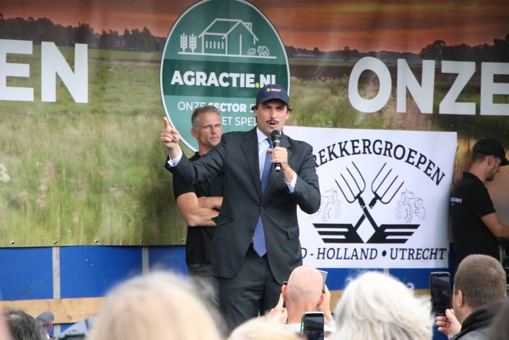 Eerste boeren arriveren op demonstratieterrein