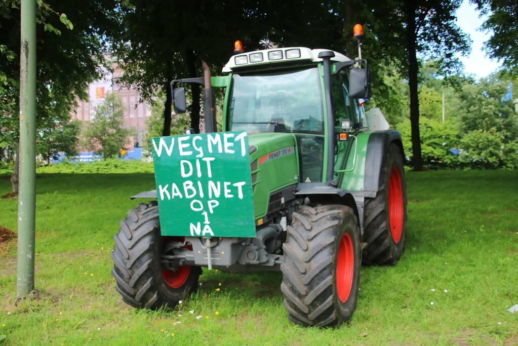 Eerste boeren arriveren op demonstratieterrein