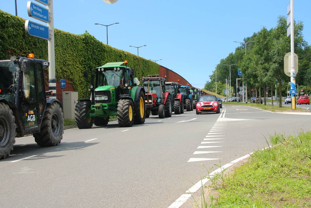 Eerste boeren arriveren op demonstratieterrein