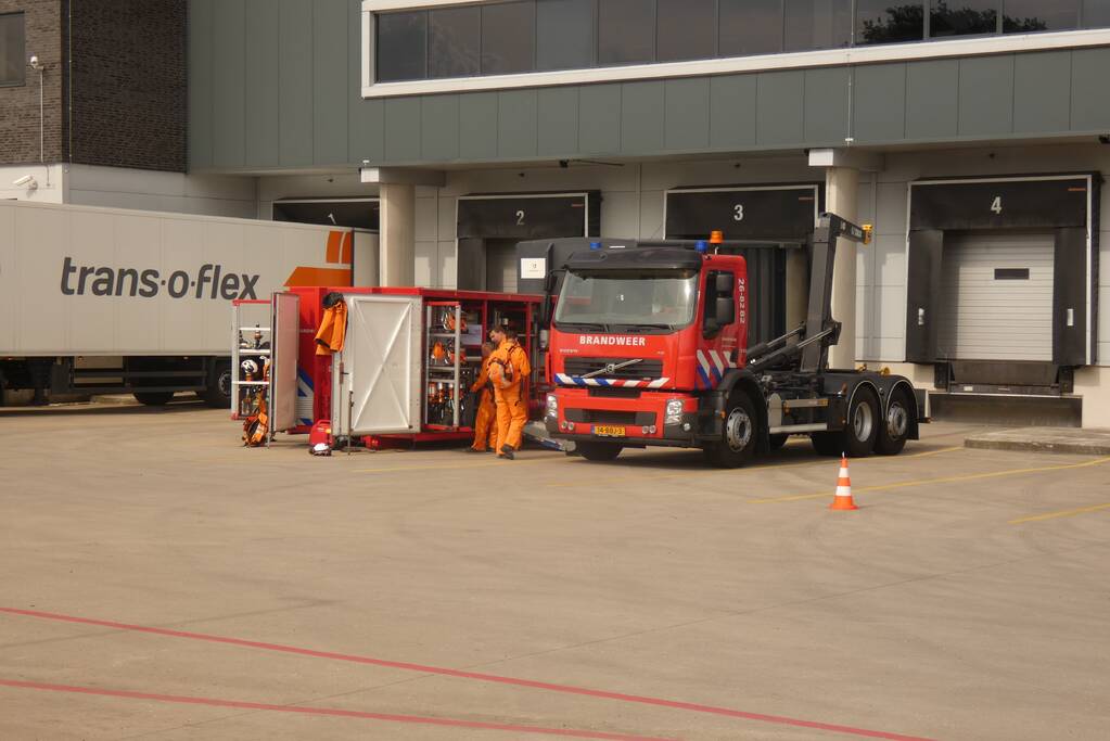 Speciaal brandweerteam ingezet voor incident bij Movianto