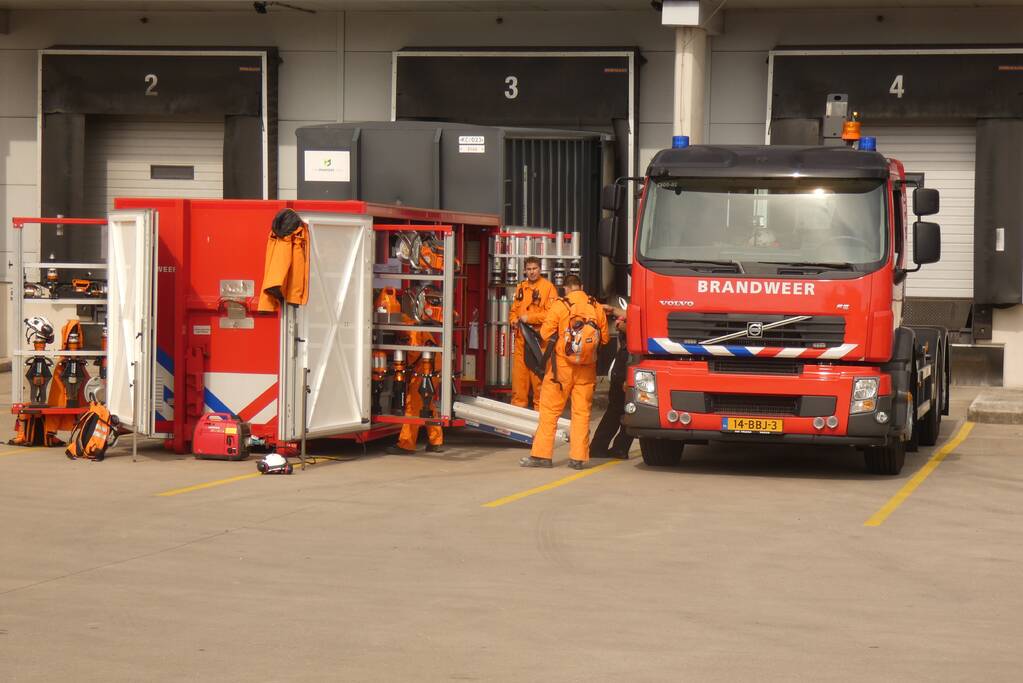 Speciaal brandweerteam ingezet voor incident bij Movianto
