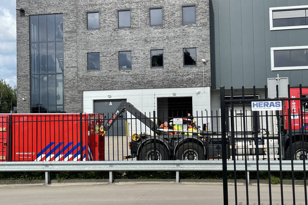 Speciaal brandweerteam ingezet voor incident bij Movianto