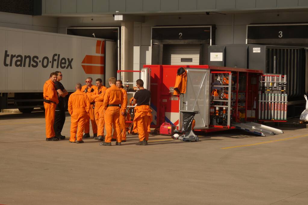 Speciaal brandweerteam ingezet voor incident bij Movianto