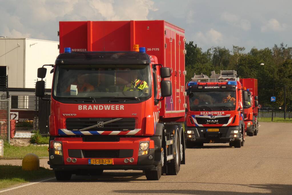 Speciaal brandweerteam ingezet voor incident bij Movianto