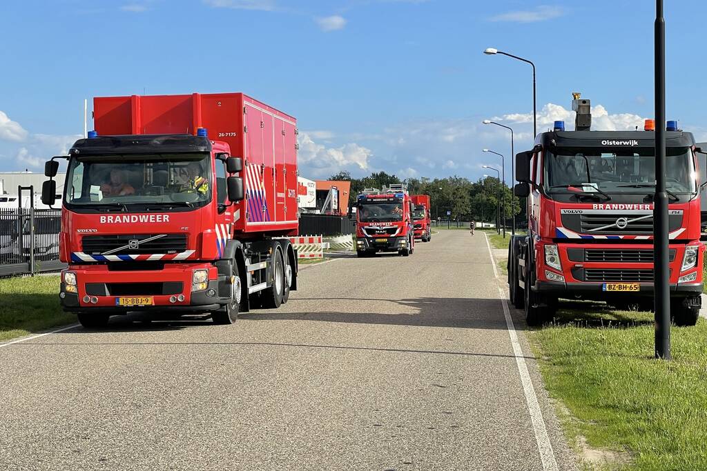Speciaal brandweerteam ingezet voor incident bij Movianto