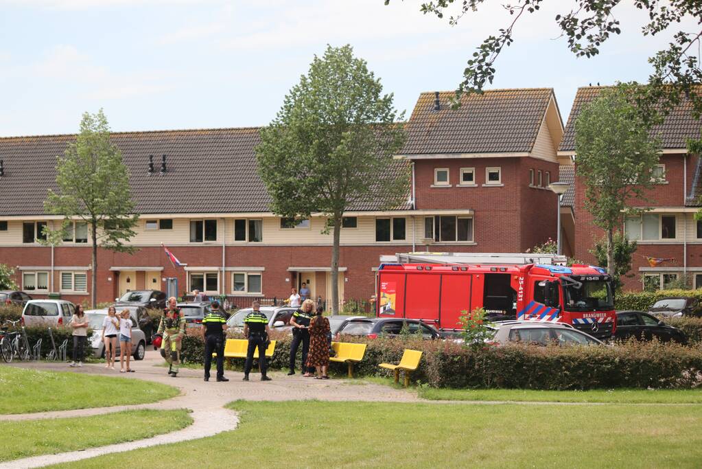 Brand in appartement snel geblust