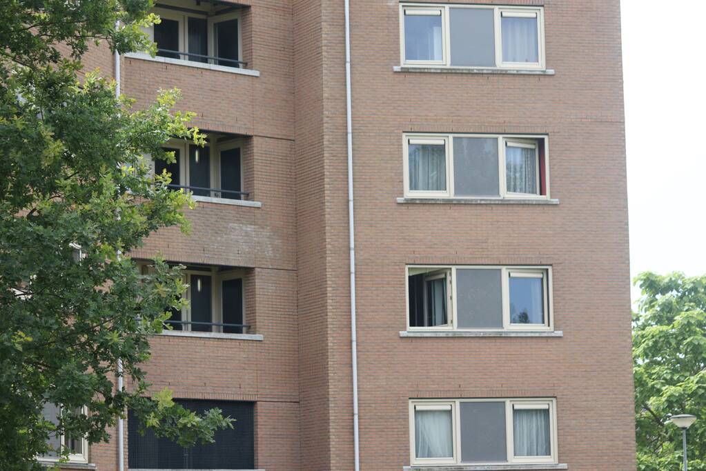 Brand in appartement snel geblust