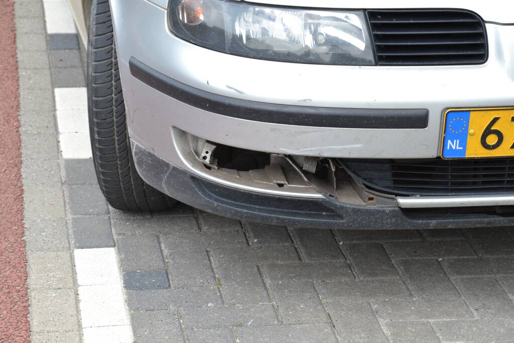 Fietser gewond bij botsing met auto