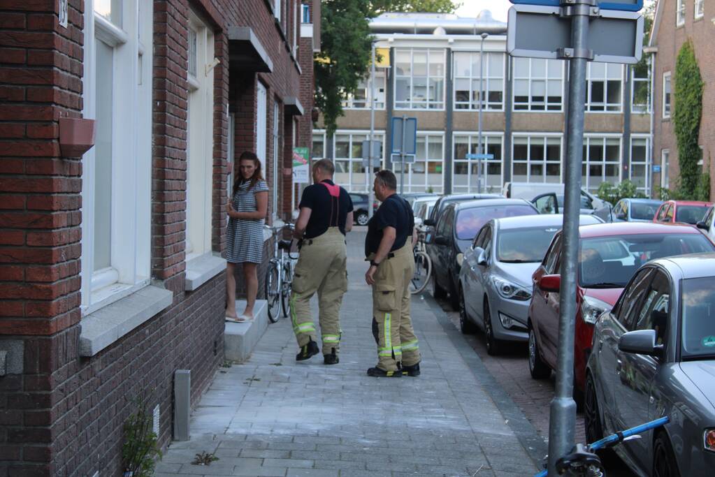 Flinke waterlekkage in leegstaand pand