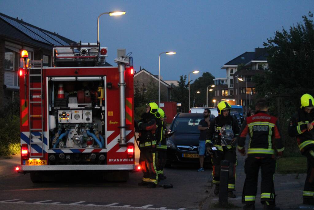 Brand in ondergrondse container