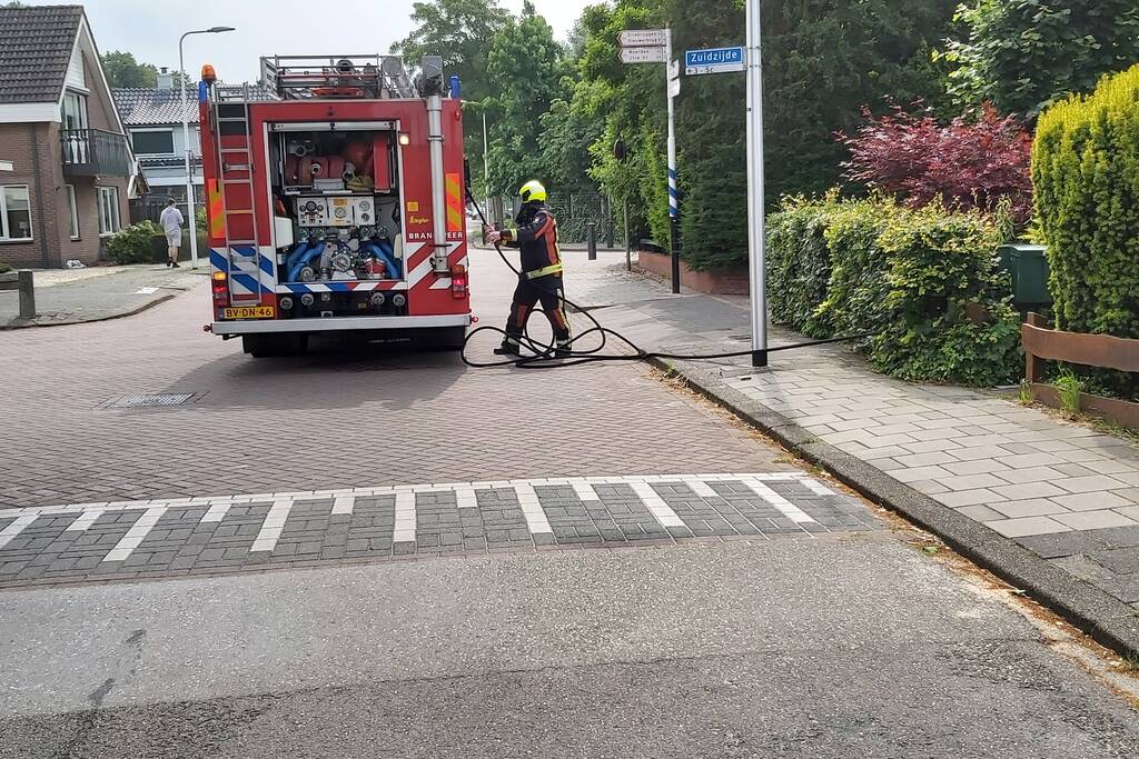 Brand door verwijderen wespennest