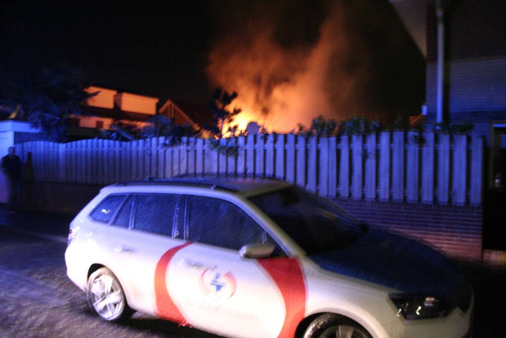 Schuur volledig uitgebrand