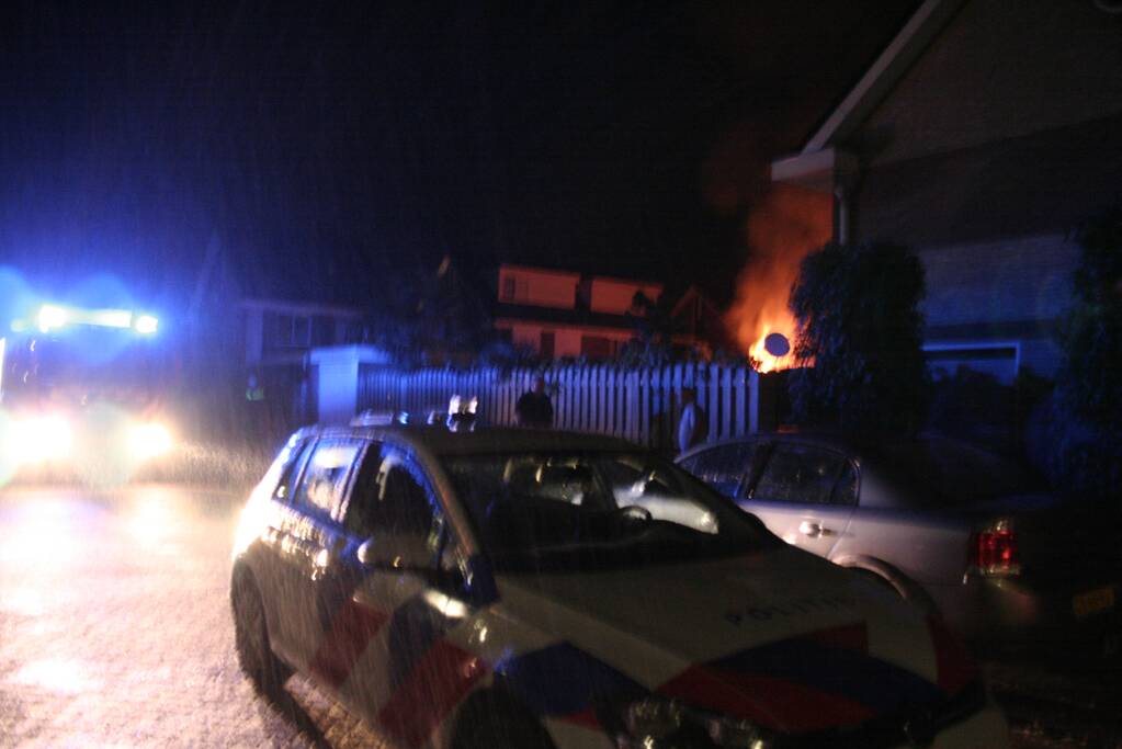 Schuur volledig uitgebrand