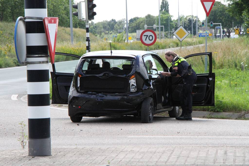 Forse schade bij kop-staart aanrijding