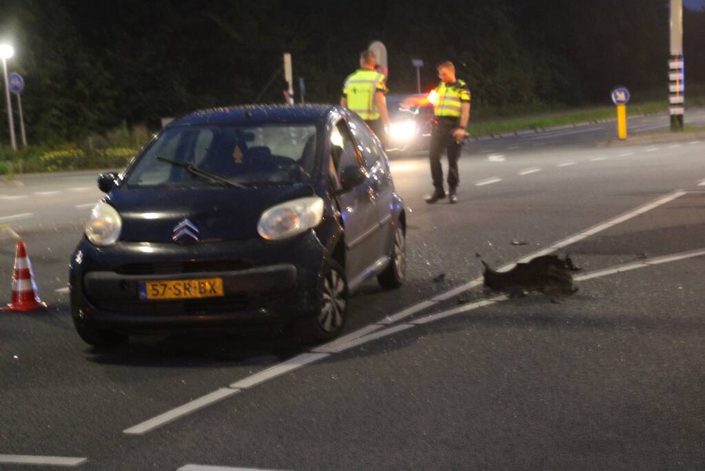 Ongeval tussen twee personenauto's