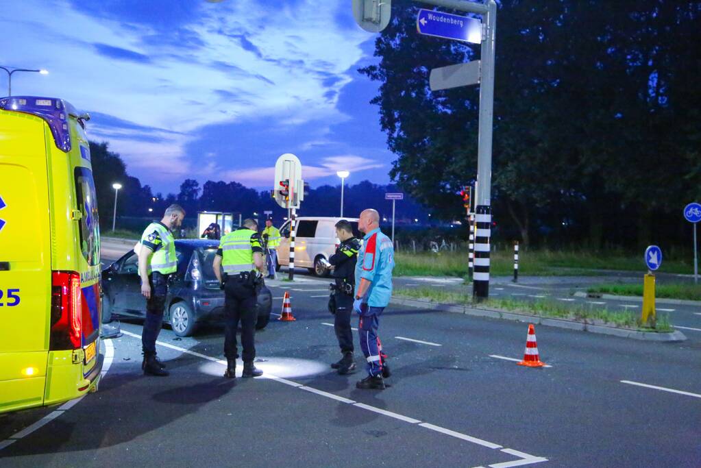 Ongeval tussen twee personenauto's