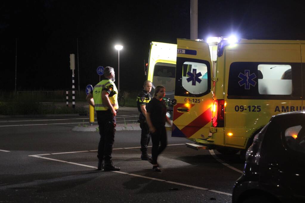 Ongeval tussen twee personenauto's