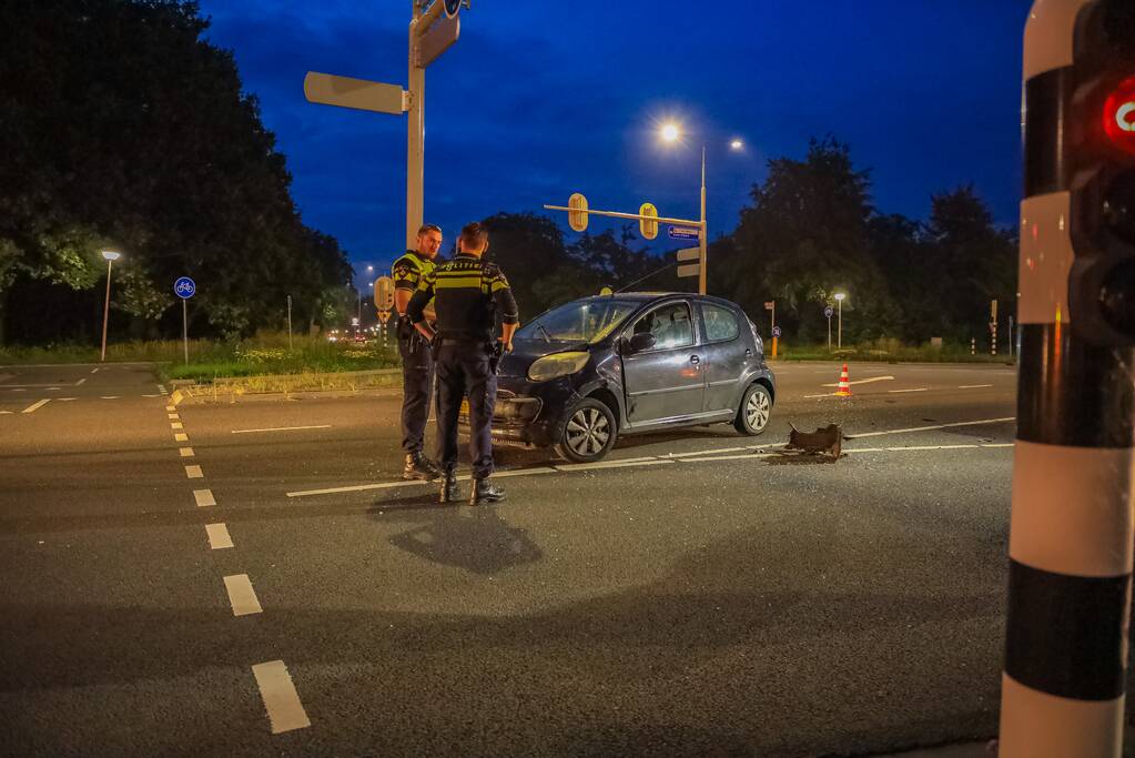 Ongeval tussen twee personenauto's