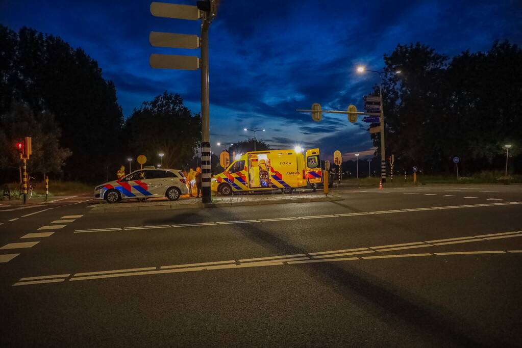 Ongeval tussen twee personenauto's