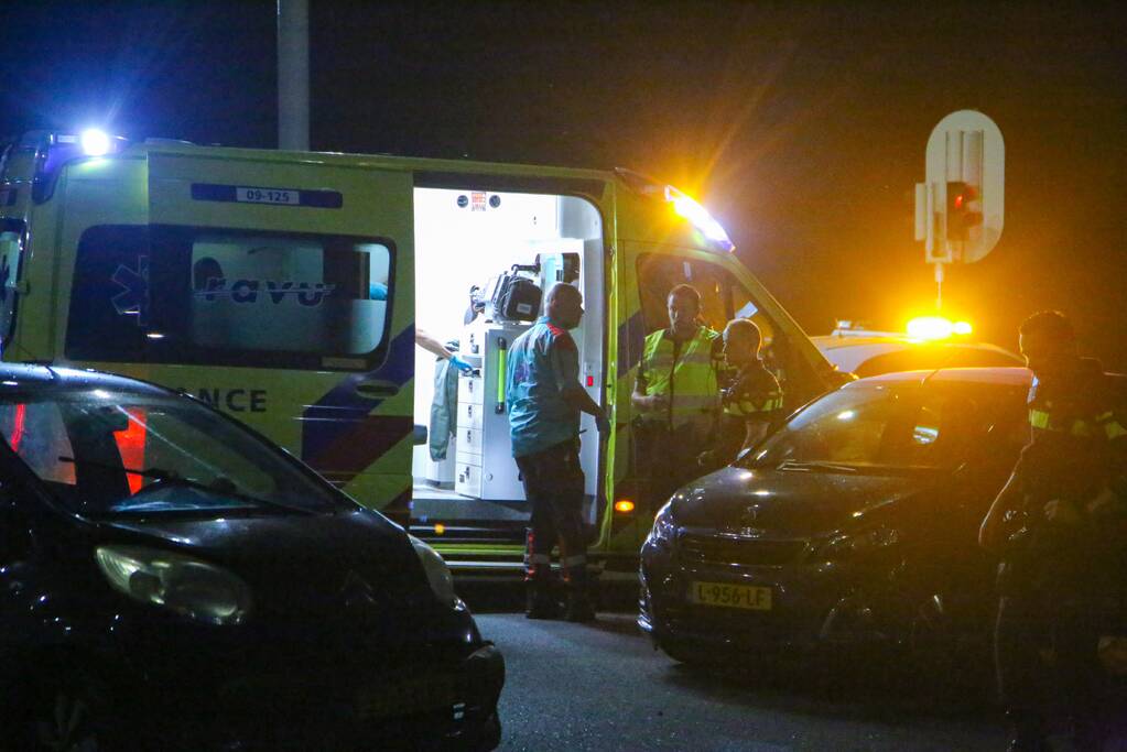 Ongeval tussen twee personenauto's