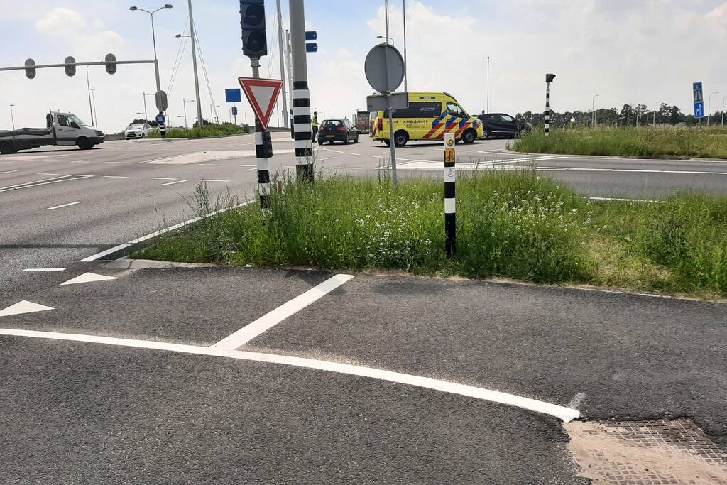 Opnieuw verkeersongeval op vernieuwde toerit