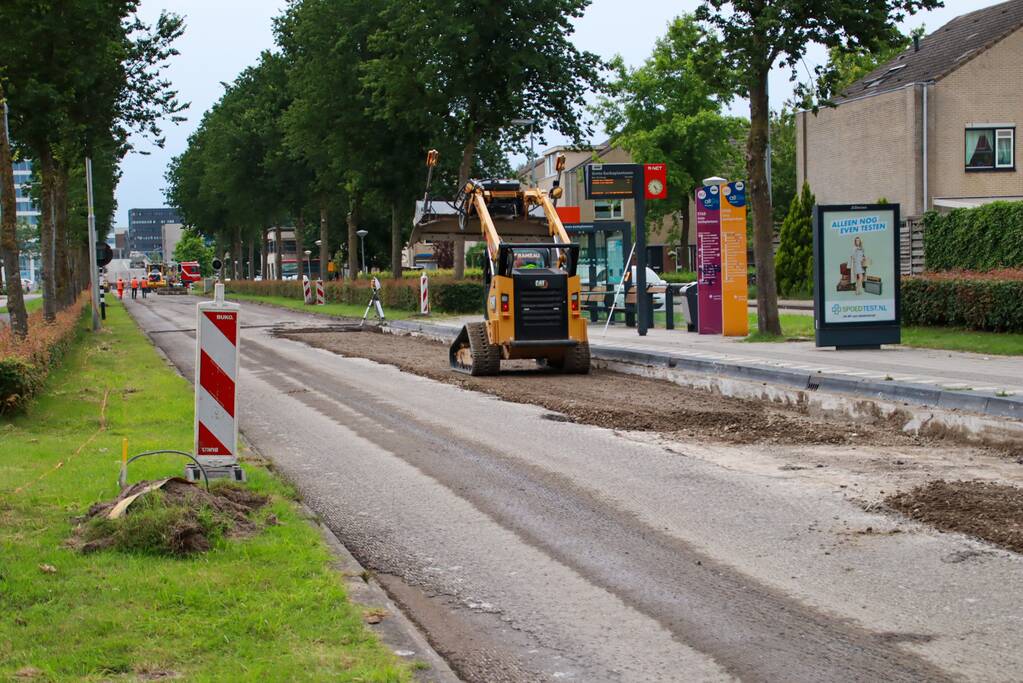 Werkzaamheden gestart aan busbanen in Filmwijk