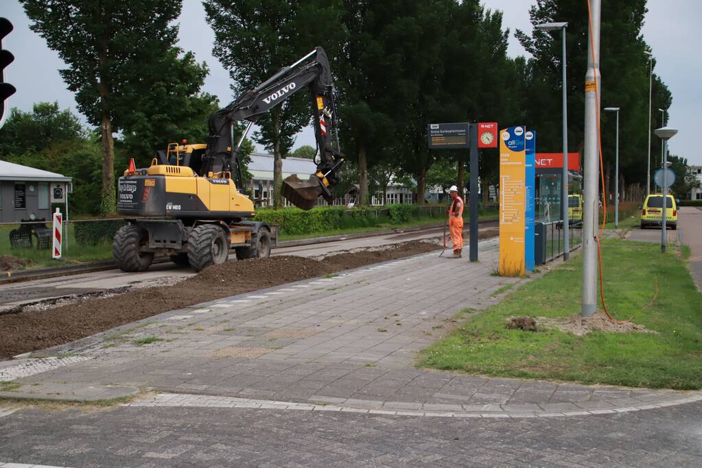 Werkzaamheden gestart aan busbanen in Filmwijk