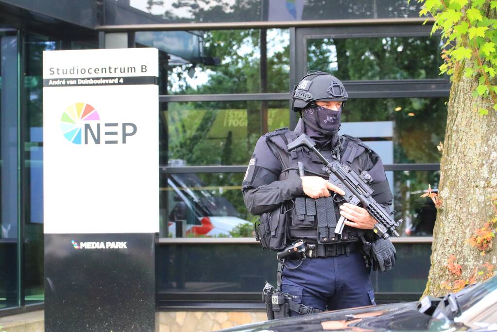 Mediapark zwaar beveiligd voor opnames RTL Boulevard