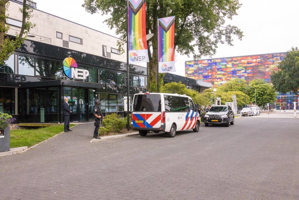 Mediapark zwaar beveiligd voor opnames RTL Boulevard