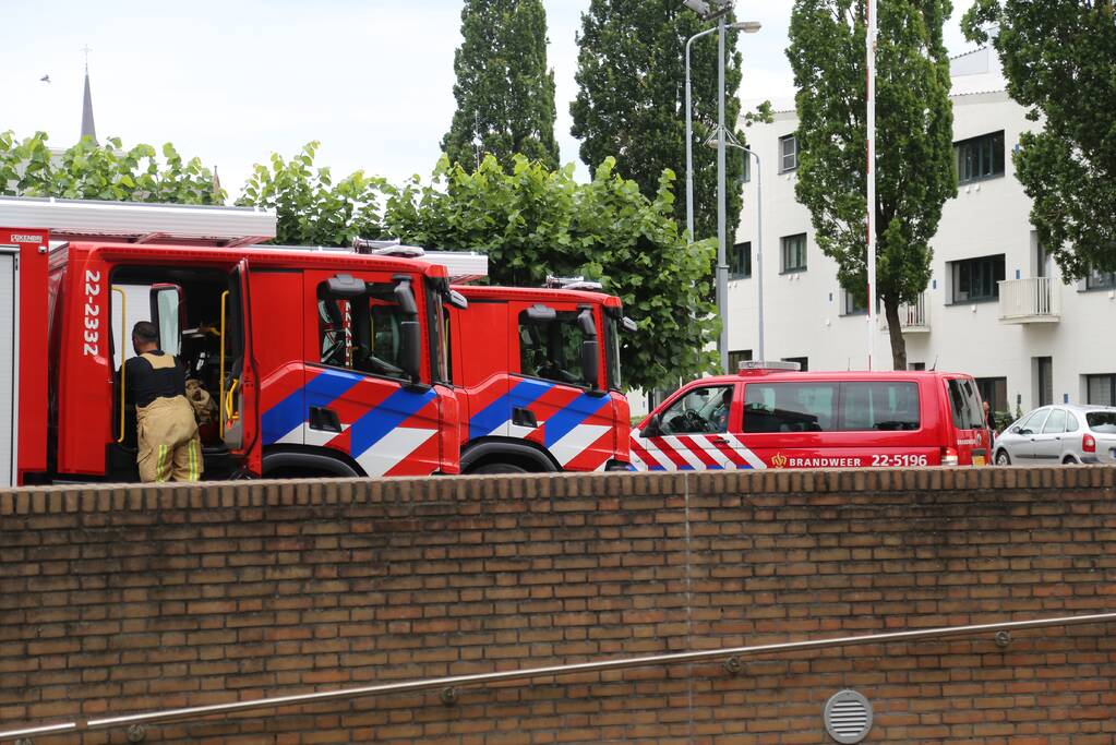 Theater deels ontruimd door brand