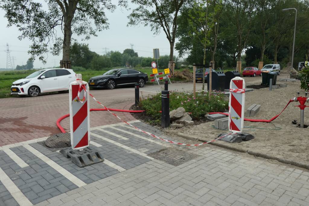 Waterlekkage ontstaan bij werkzaamheden