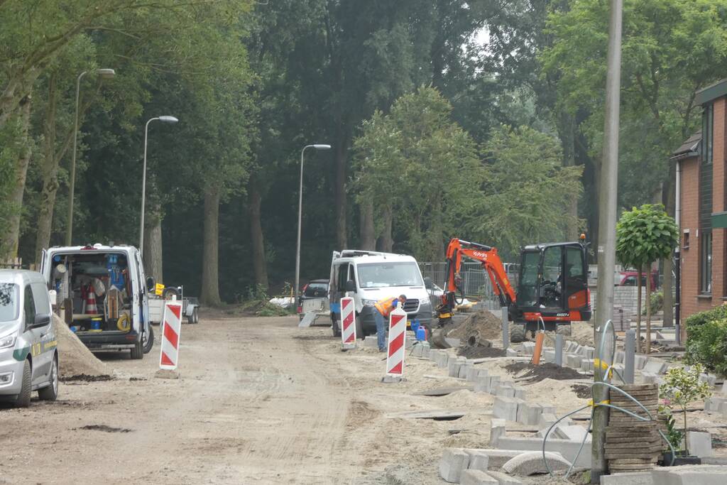 Waterlekkage ontstaan bij werkzaamheden