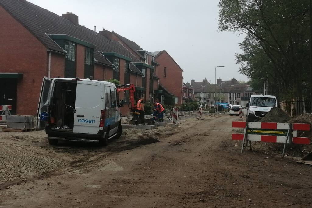 Waterlekkage ontstaan bij werkzaamheden