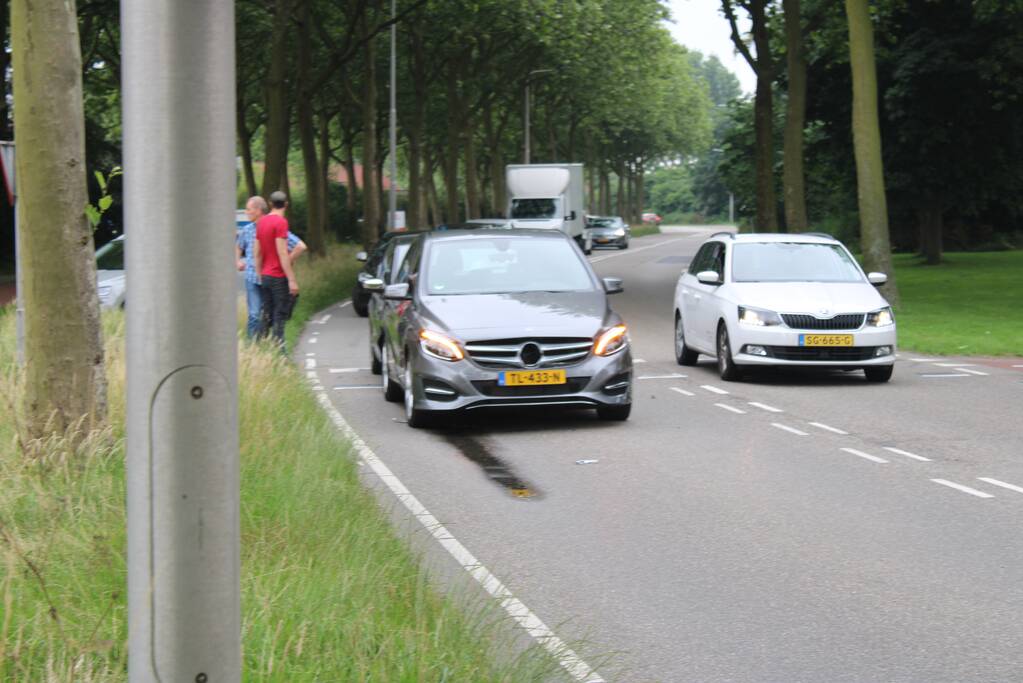 Automobilist botst vol op zijn voorganger