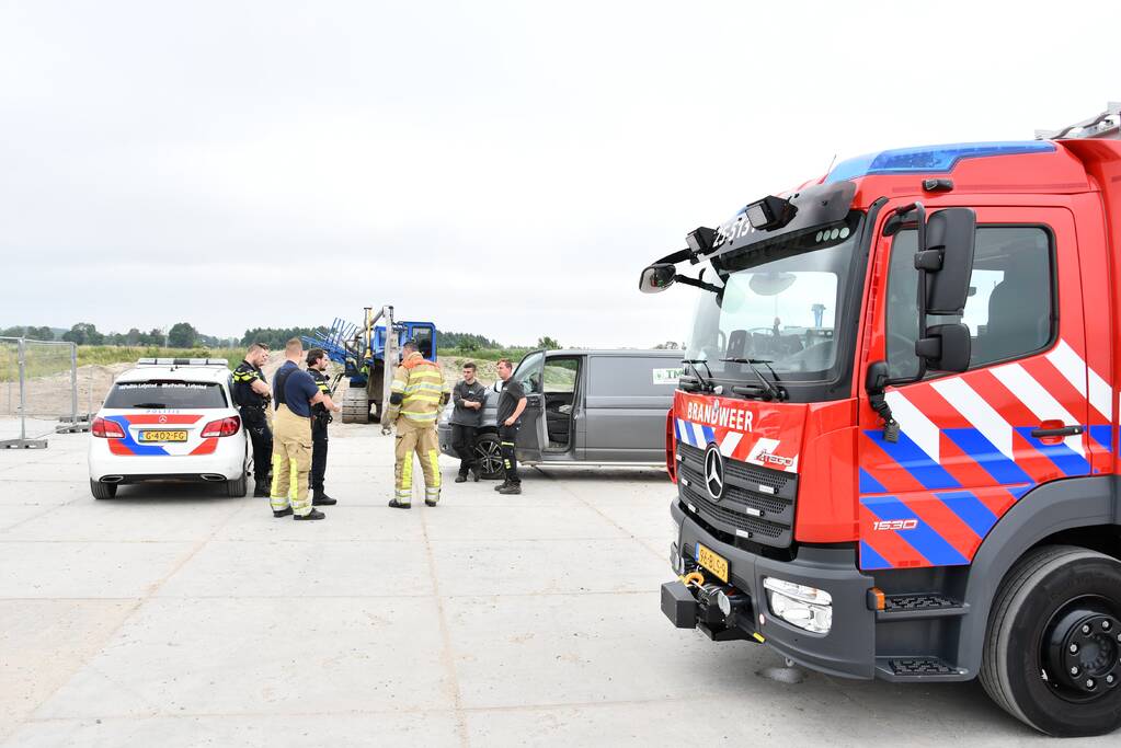 Mogelijke koperdiefstal bij zonnepanelenveld