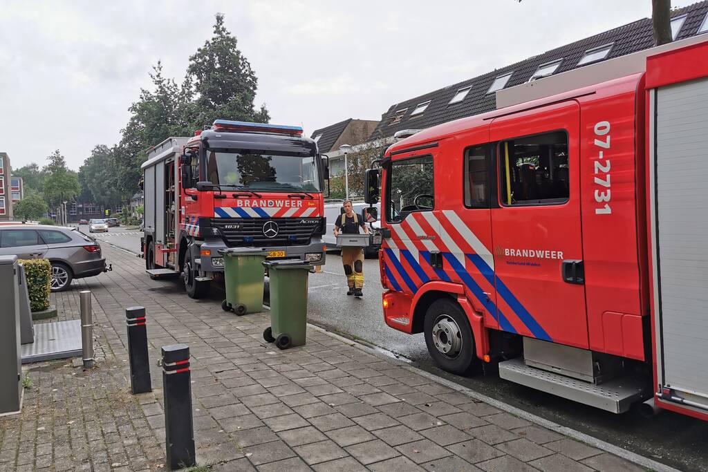 Brandweer repareert tijdelijk waterlekkage