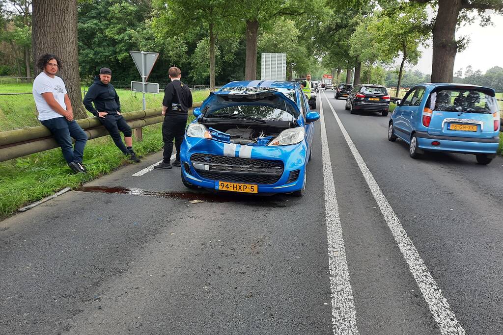 Veel schade bij kop-staart botsing