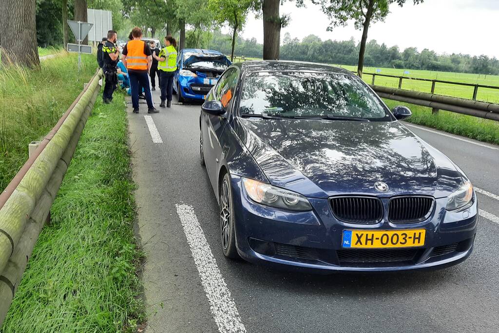 Veel schade bij kop-staart botsing
