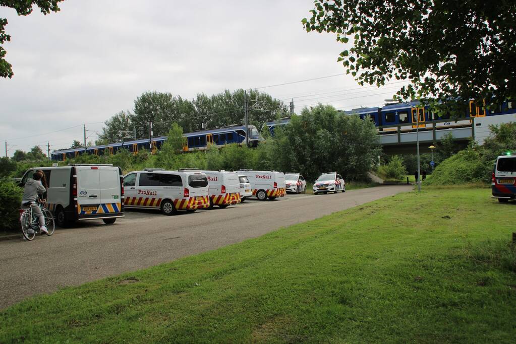 Geen treinverkeer door aanrijding op spoor
